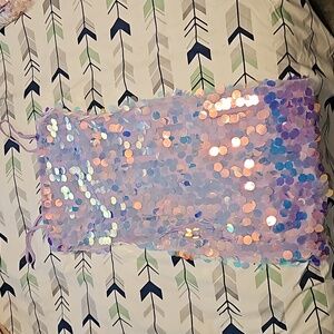 Pink lily purple sparkle dress size medium
